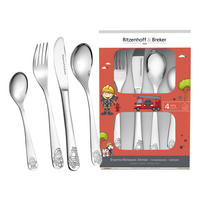 KINDERBESTECK - Silberfarben, KONVENTIONELL, Metall (15/23/3cm) - Ritzenhoff Breker