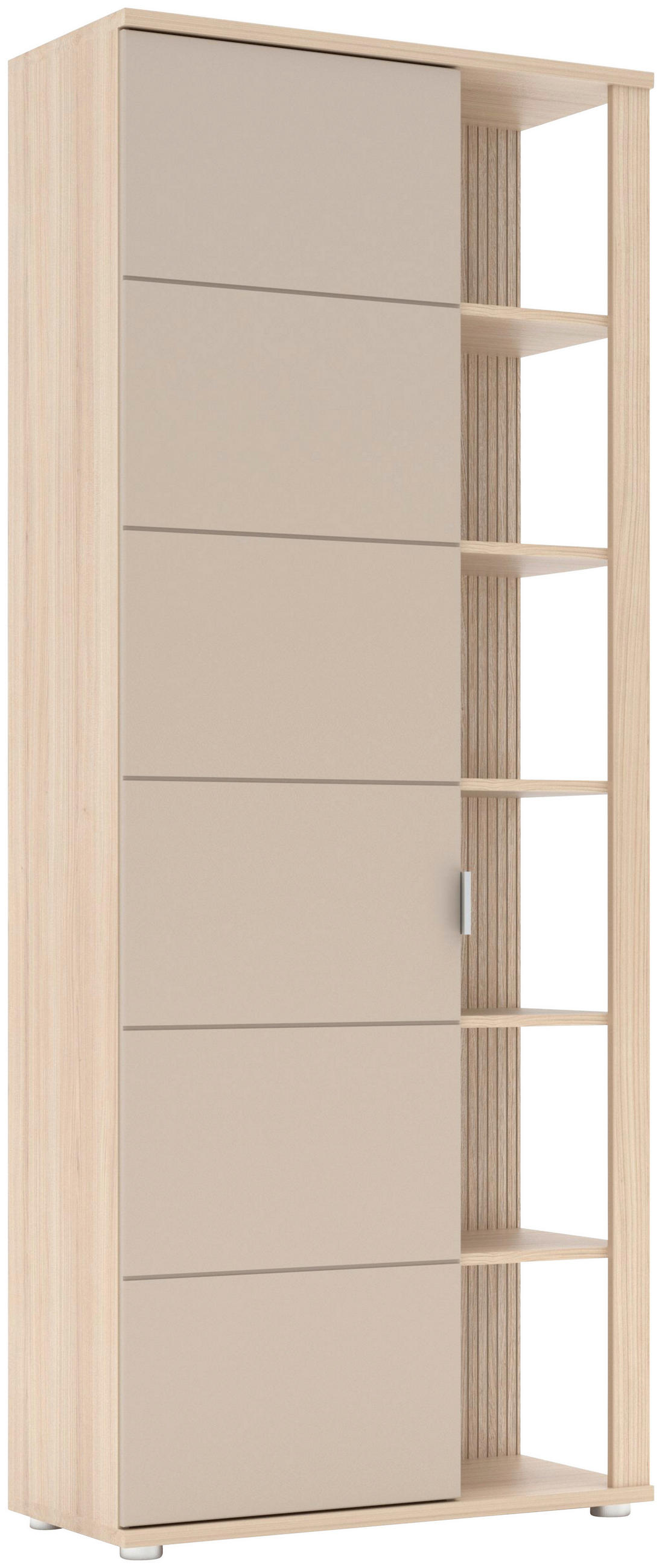 GARDEROBENSCHRANK 80/199/38 cm  - Chromfarben/Kaschmir, Design, Holzwerkstoff/Kunststoff (80/199/38cm) - Stylife