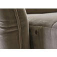 ECKSOFA in Mikrofaser Hellbraun  - Hellbraun/Schwarz, KONVENTIONELL, Textil/Metall (178/285cm) - Carryhome