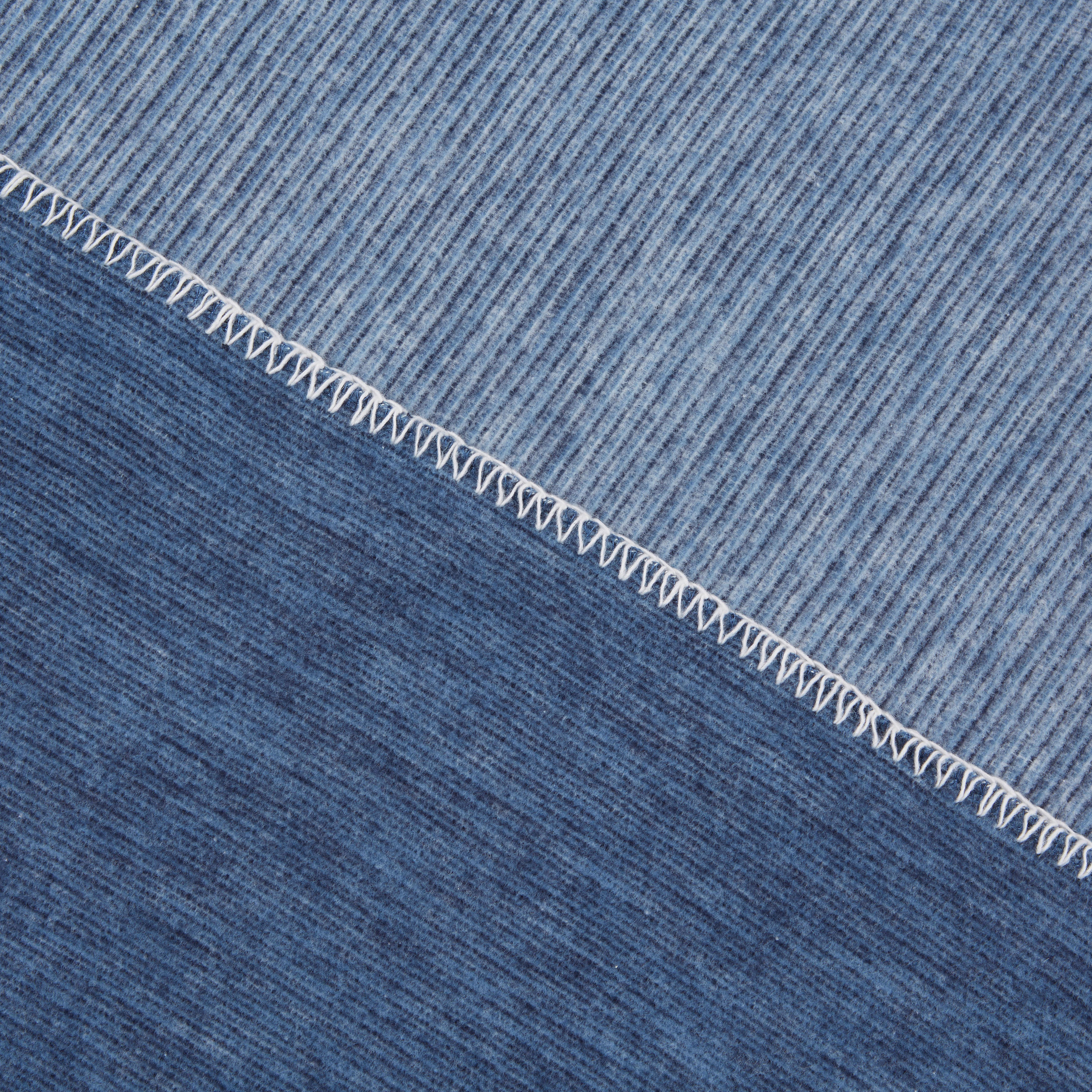 PLAID LEELA 140/200 cm  - Dunkelblau, Natur, Textil (140/200cm) - Bio:Vio