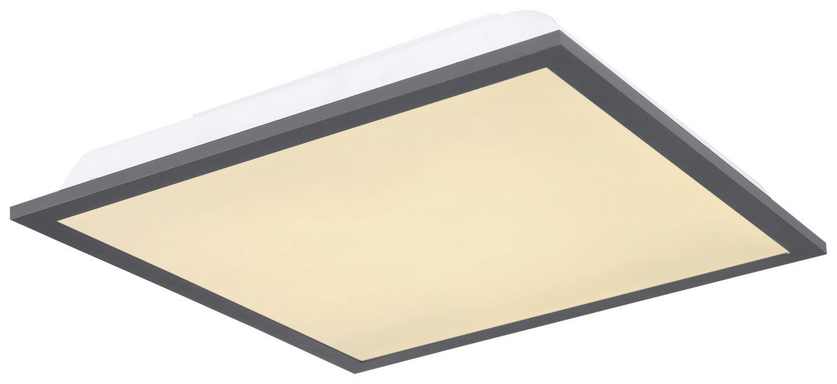 LED-DECKENLEUCHTE 12 W    30/30/6 cm  - Weiss/Opal, Basics, Kunststoff/Metall (30/30/6cm) - Globo