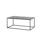 COUCHTISCH Sicherheitsglas 110/60/45 cm rechteckig Grau, Schwarz  - Schwarz/Grau, Design, Glas/Metall (110/60/45cm) - Xora