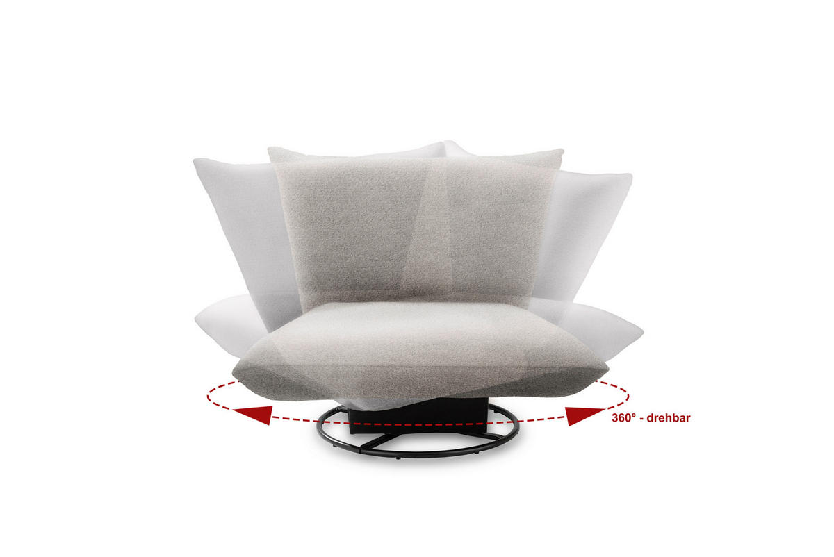 RELAXSESSEL in Textil Dunkelgrün  - Dunkelgrün/Schwarz, Design, Textil/Metall (100/78/96cm) - Livetastic