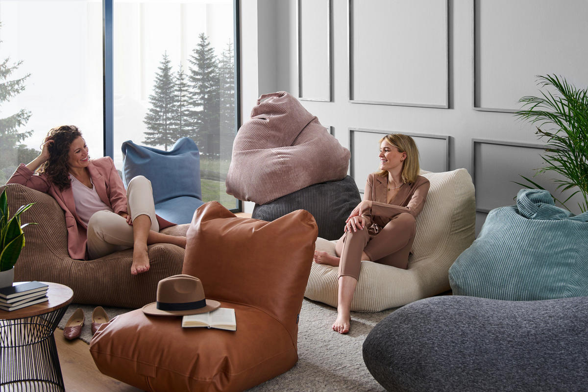 SITZSACK 190 l  - Mintgrün, Trend, Textil (80/85/80cm) - Livetastic
