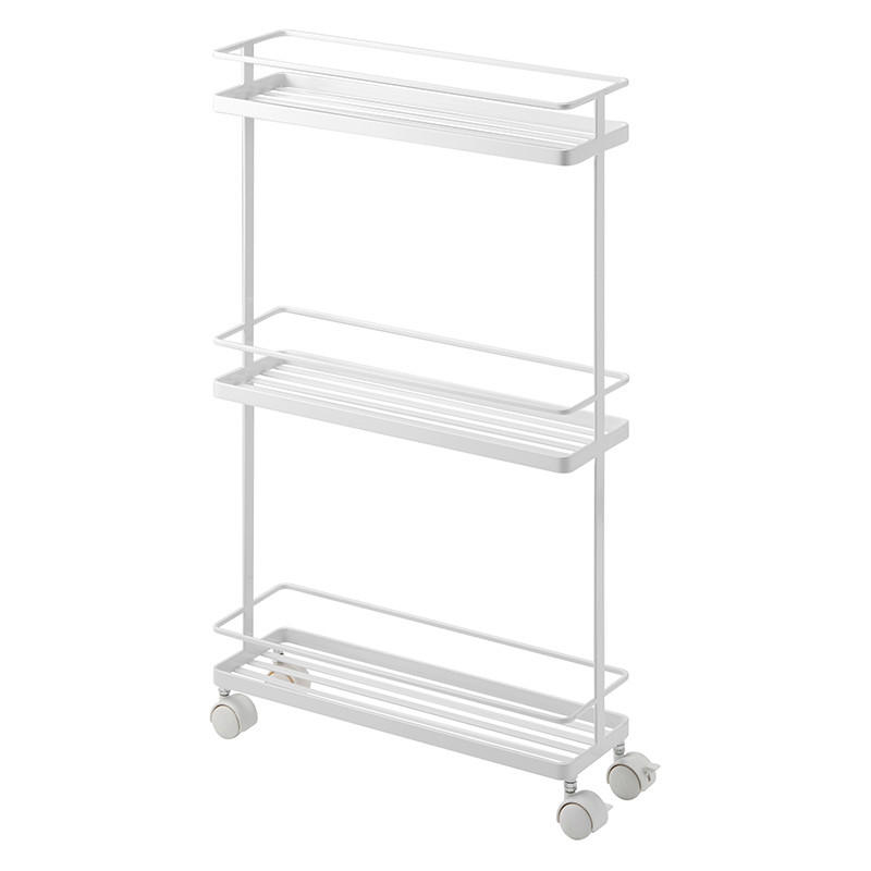 SERVIERWAGEN , Weiss  - Weiss, Basics, Kunststoff/Metall (38/12/66cm)