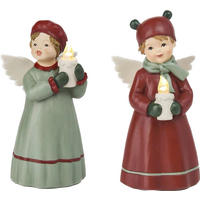 Statuetă Xmassale - alb/verde, Lifestyle, plastic (7,9/15/6,1cm) - X-Mas