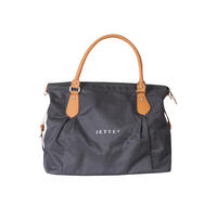 WICKELTASCHE Jessica  - Dunkelgrau/Weiß, Basics, Textil (42/18/31cm) - Jette