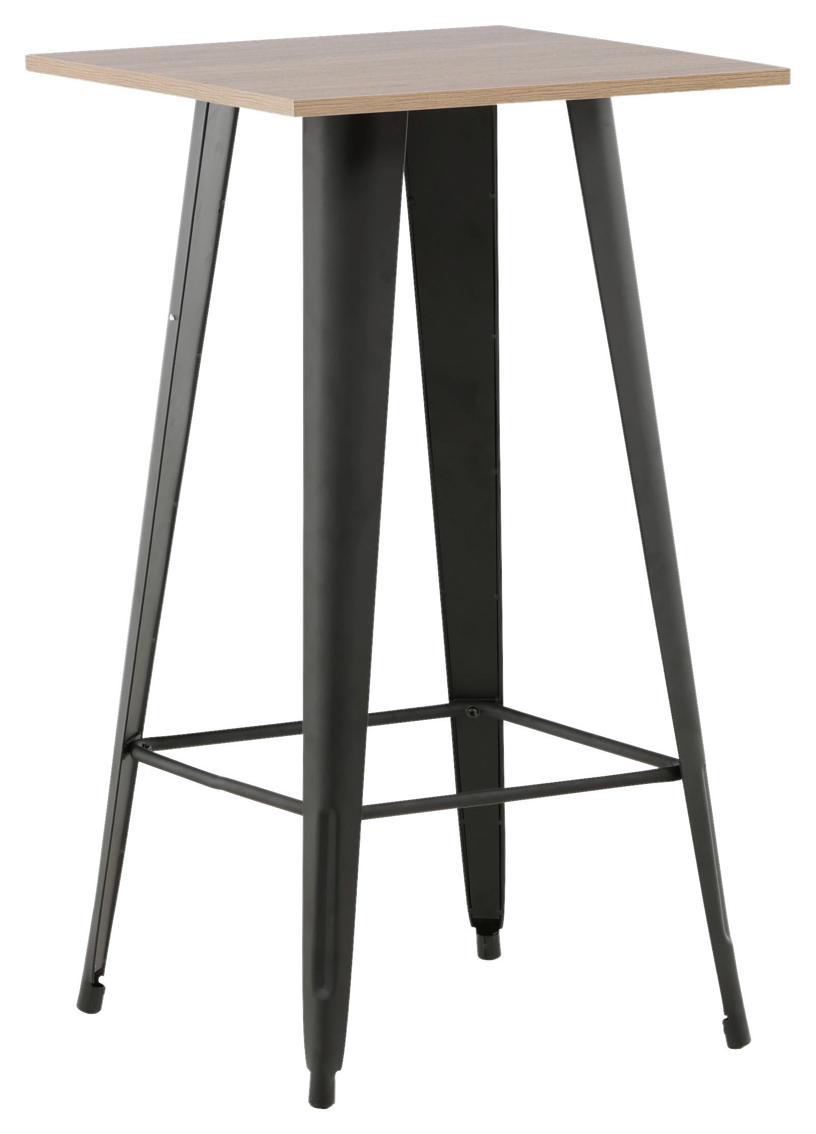 BARPALL i svart, beige  - beige/svart, Design, metall/trämaterial (60/105/60cm) - Livetastic