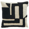 KISSENHÜLLE MR-Slow schwarz 45/45 cm  - Schwarz/Naturfarben, Design, Textil (45/45cm) - Musterring