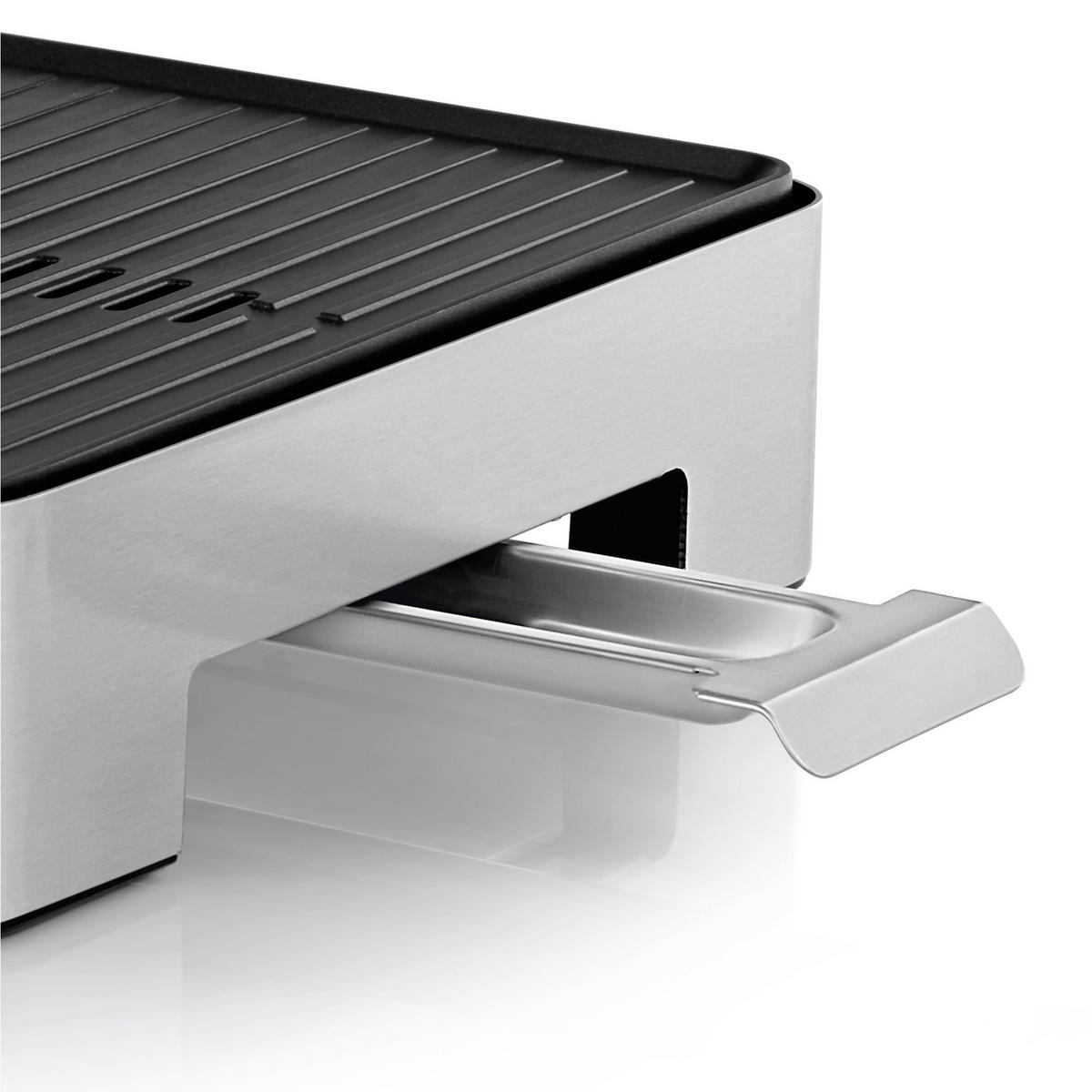 TISCHGRILL 1250 W  - Silberfarben/Schwarz, Design, Metall - WMF