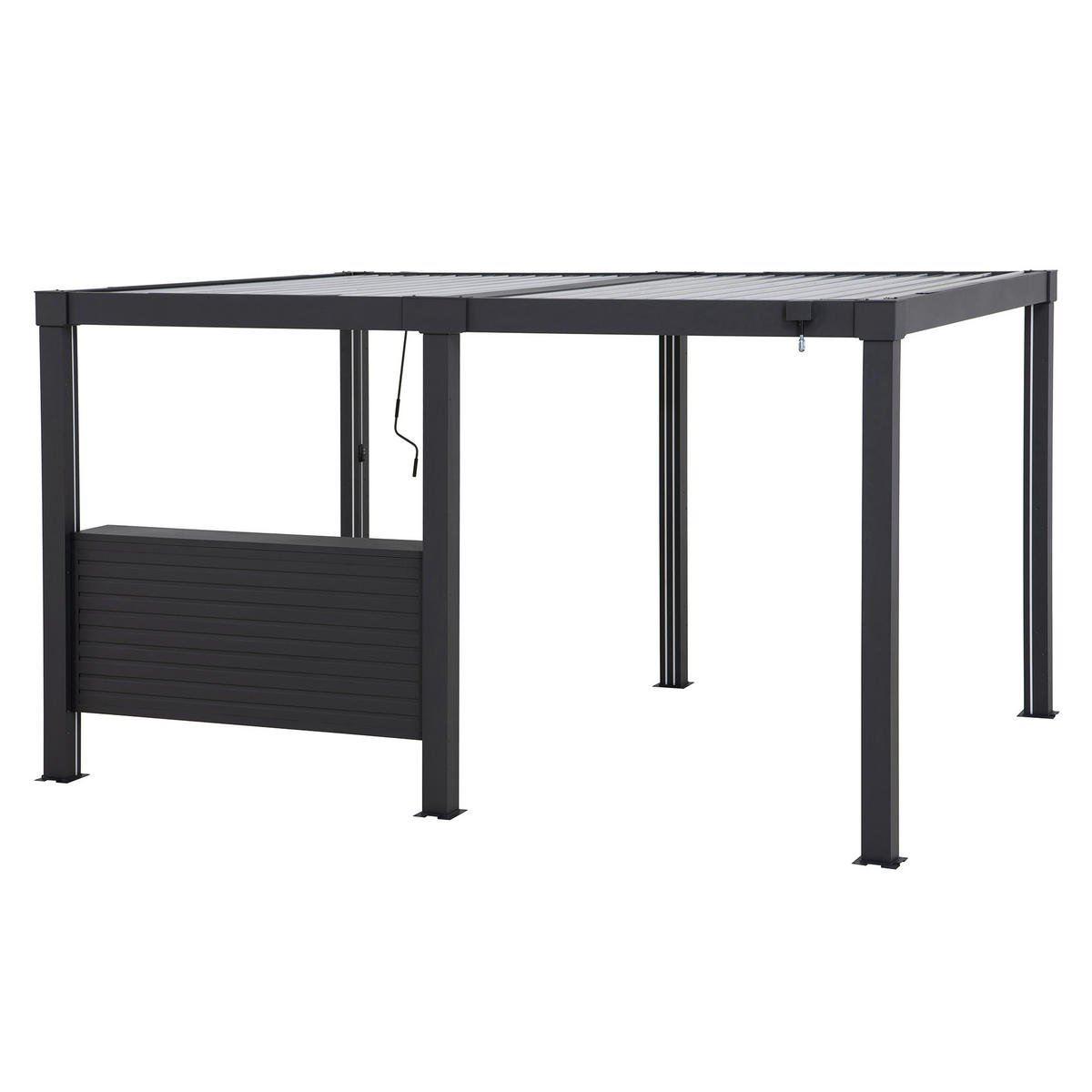 PERGOLA-BAR 182/82/30 cm   - Anthrazit, Basics, Metall (182/82/30cm) - Modante