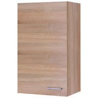 KÜCHENOBERSCHRANK 50/89/32 cm  in Weiß, Sonoma Eiche  - Alufarben/Weiß, KONVENTIONELL, Holzwerkstoff/Kunststoff (50/89/32cm) - FlexWell