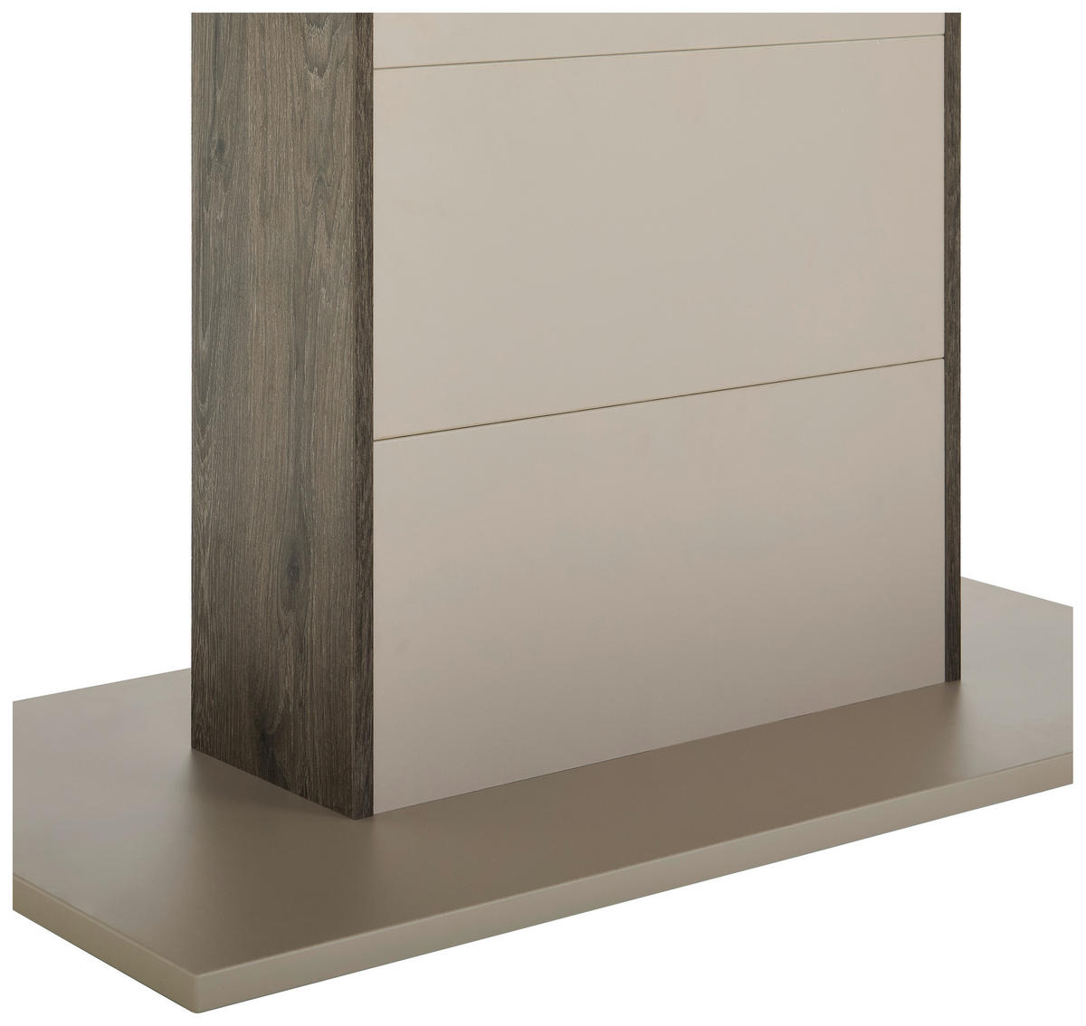 ESSTISCH rechteckig Grau, Eichefarben  - Eichefarben/Grau, MODERN, Holzwerkstoff (160/78/90cm) - Hom`in