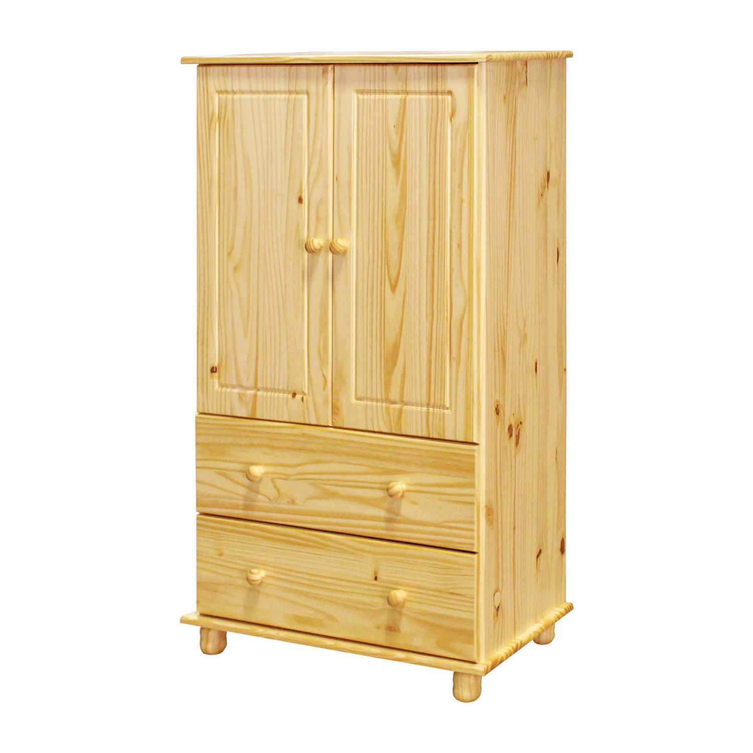 KOMMODE , 80/136/43 cm, 2 Schublade(n)  - Naturfarben, Basics, Holz (80/136/43cm) - Livetastic