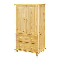 KOMMODE , 80/136/43 cm, 2 Schublade(n)  - Naturfarben, Basics, Holz (80/136/43cm) - Livetastic