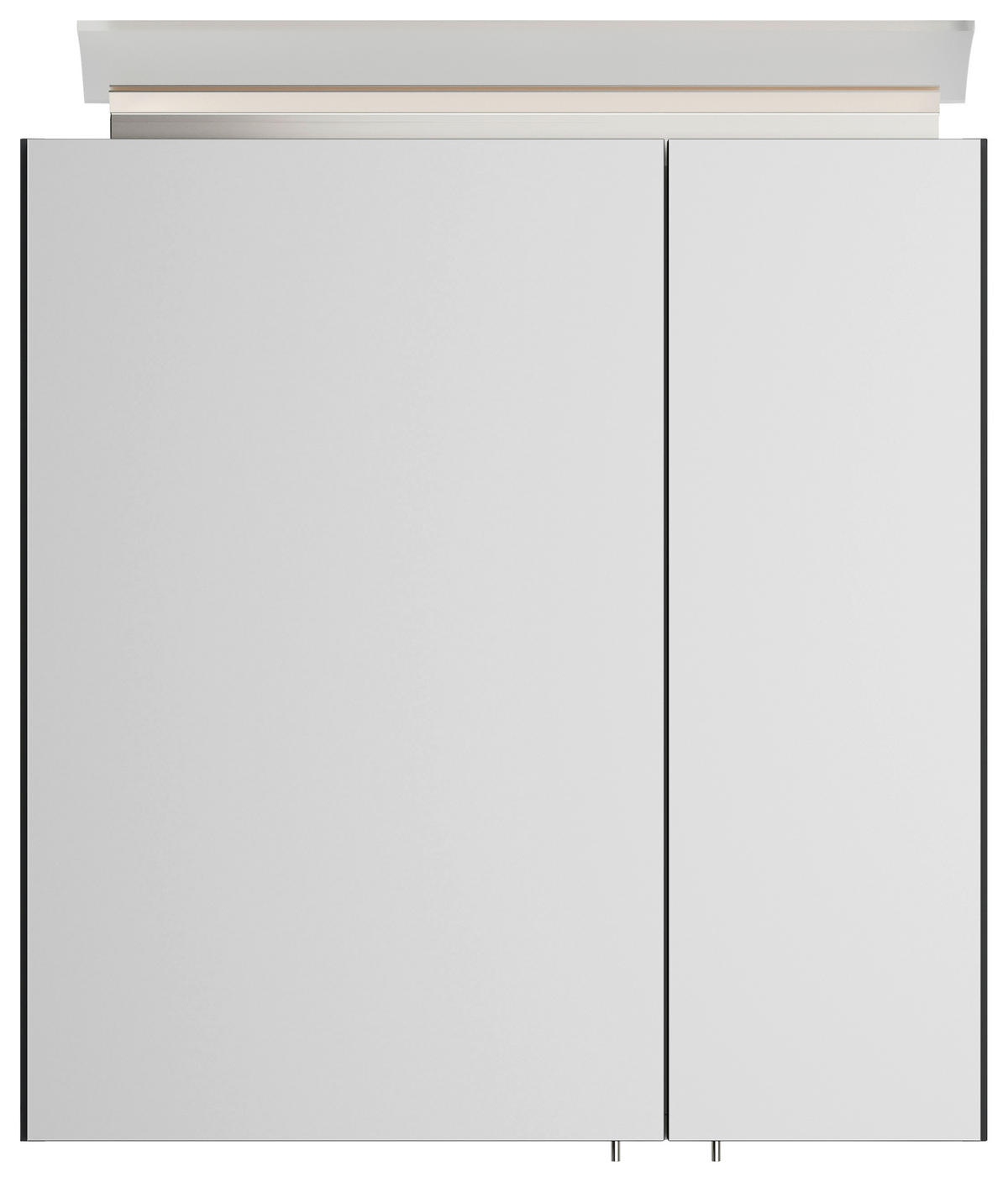 SPIEGELSCHRANK 60/62/17 cm  - Graphitfarben, MODERN, Glas/Holzwerkstoff (60/62/17cm) - MID.YOU