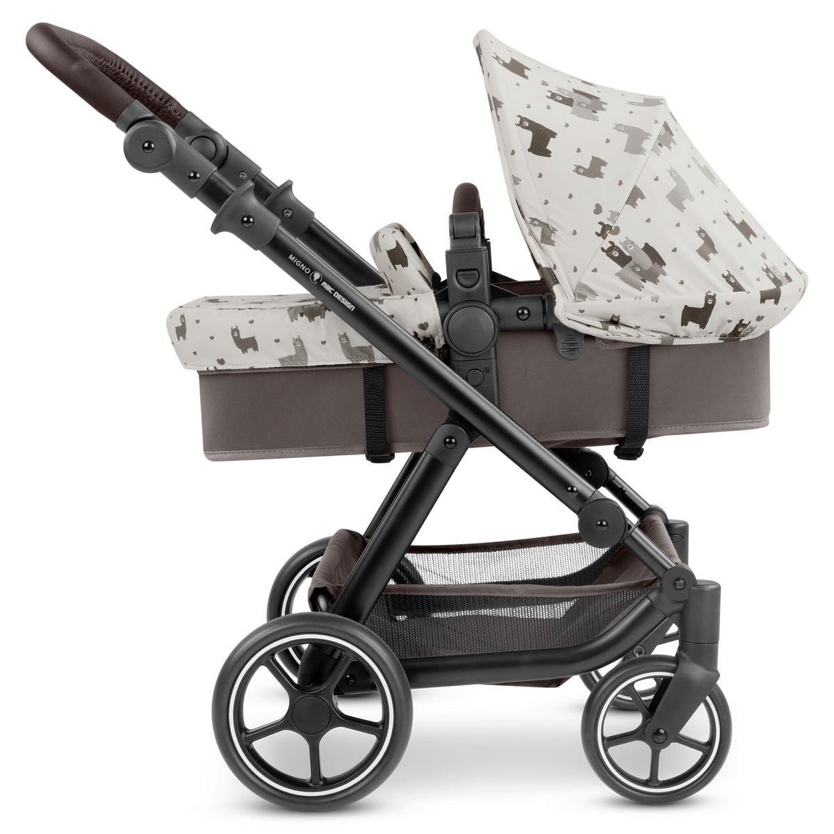 PUPPENWAGEN - Graubraun, Basics, Textil (62/45/67cm) - ABC Design