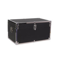 DEKOBOX - Schwarz, LIFESTYLE, Leder/Holzwerkstoff (49/30/26cm) - Ambia Home