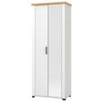 GARDEROBE 5-teilig  in 260/194,5/41 cm  - Weiß/Eiche Artisan, Basics, Holzwerkstoff (260/194,5/41cm) - Carryhome