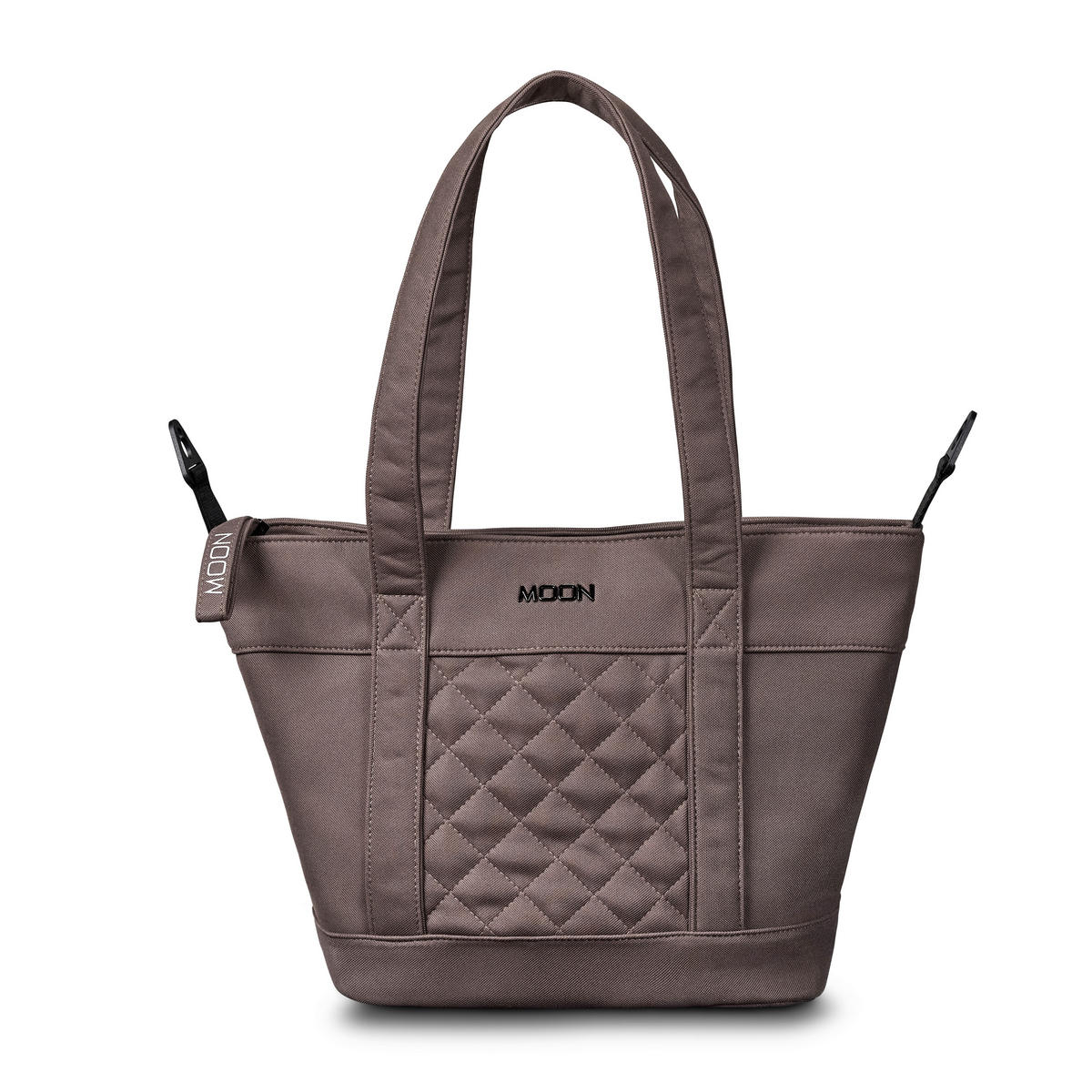 WICKELTASCHE V-Shape Bag  - Graubraun, Basics, Textil (41/16/28cm) - Moon