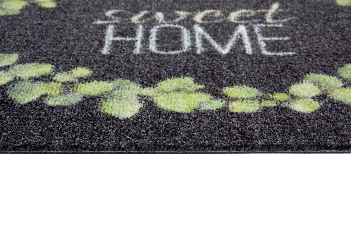 FUßMATTE  50/70 cm  Grün, Schwarz  - Schwarz/Grün, Design, Textil (50/70cm) - Esposa