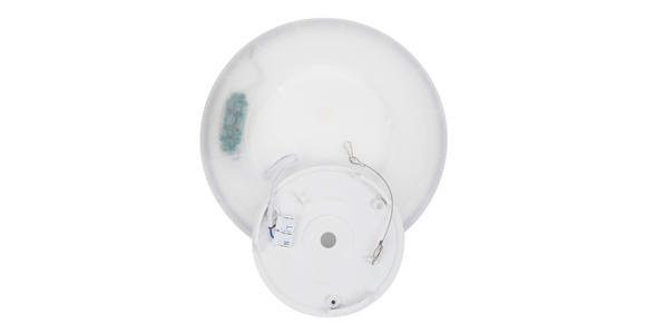LED-DECKENLEUCHTE 29,3/2,8 cm   - Weiß, Basics, Kunststoff (29,3/2,8cm) - Novel