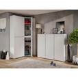 ECKSCHRANK 60/210/60 cm Weiß  - Weiß, KONVENTIONELL, Holzwerkstoff (60/210/60cm) - Xora