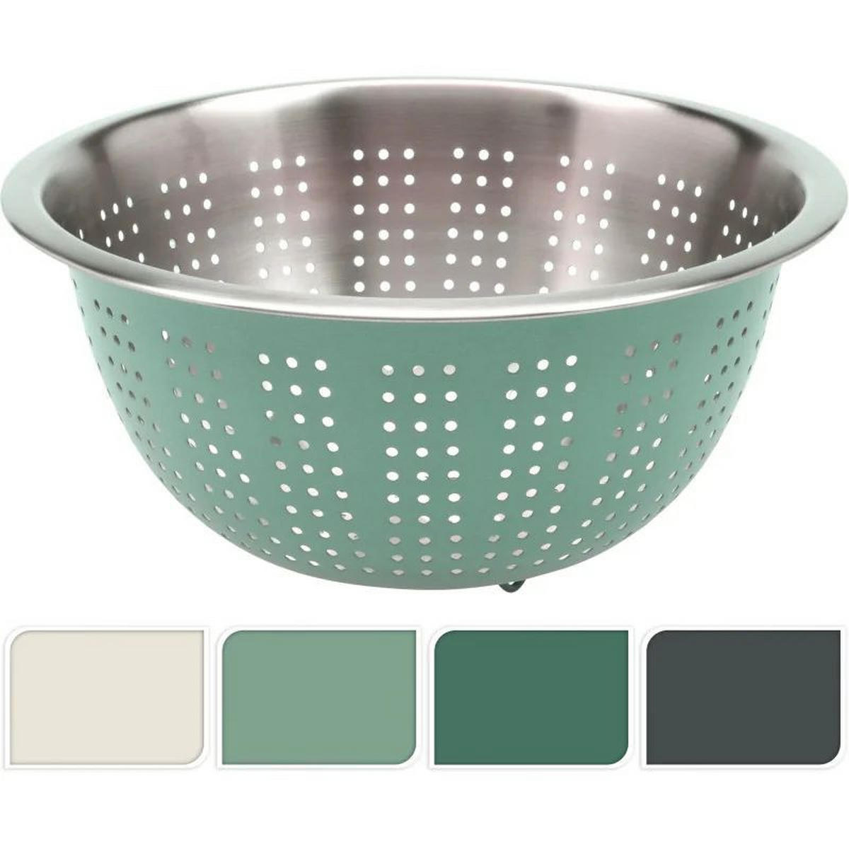 DURKSLAG 24 cm  - beige/grön, Basics, plast (24cm)