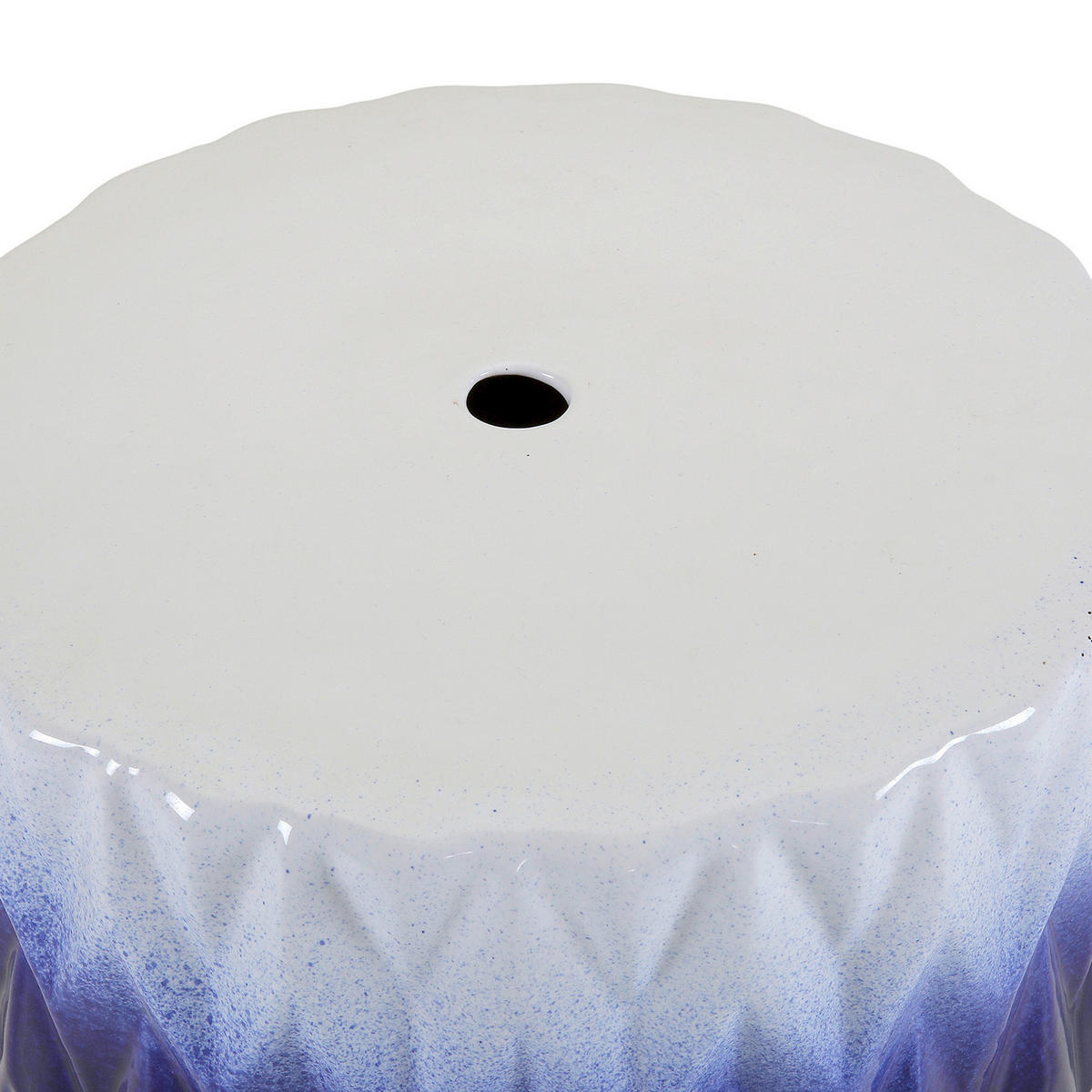 KISASZTAL kerámia   - sötétkék/fehér, Design, kerámia (34/45/34cm) - Landscape