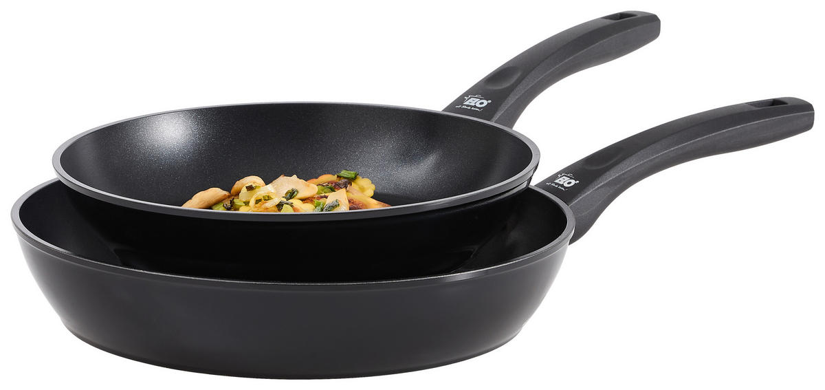 PONEV 25 cm prevleka proti prijemanju Greblon®  - črna, Basics, kovina (25cm) - ELO