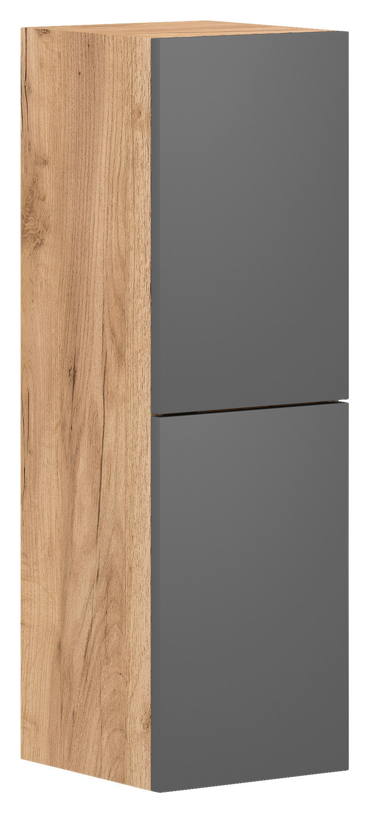 HÄNGEELEMENT in Graphitfarben, Eschefarben   - Eschefarben/Graphitfarben, Design, Holzwerkstoff/Kunststoff (42/80/18-26,5cm) - MID.YOU