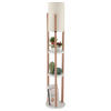 STEHLEUCHTE 21/135 cm    - Creme/Weiß, Design, Holzwerkstoff/Kunststoff (21/135cm) - P & B