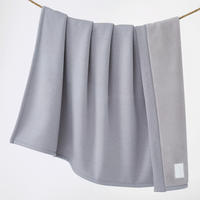 WOHNDECKE Sherpa Rib 127/178 cm  - Hellgrau/Grau, Basics, Textil (127/178cm) - Calvin Klein