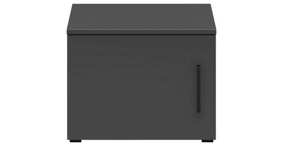 AUFSATZSCHRANK 45/35/40 cm  - Schwarz/Graphitfarben, MODERN, Holzwerkstoff/Kunststoff (45/35/40cm) - Carryhome