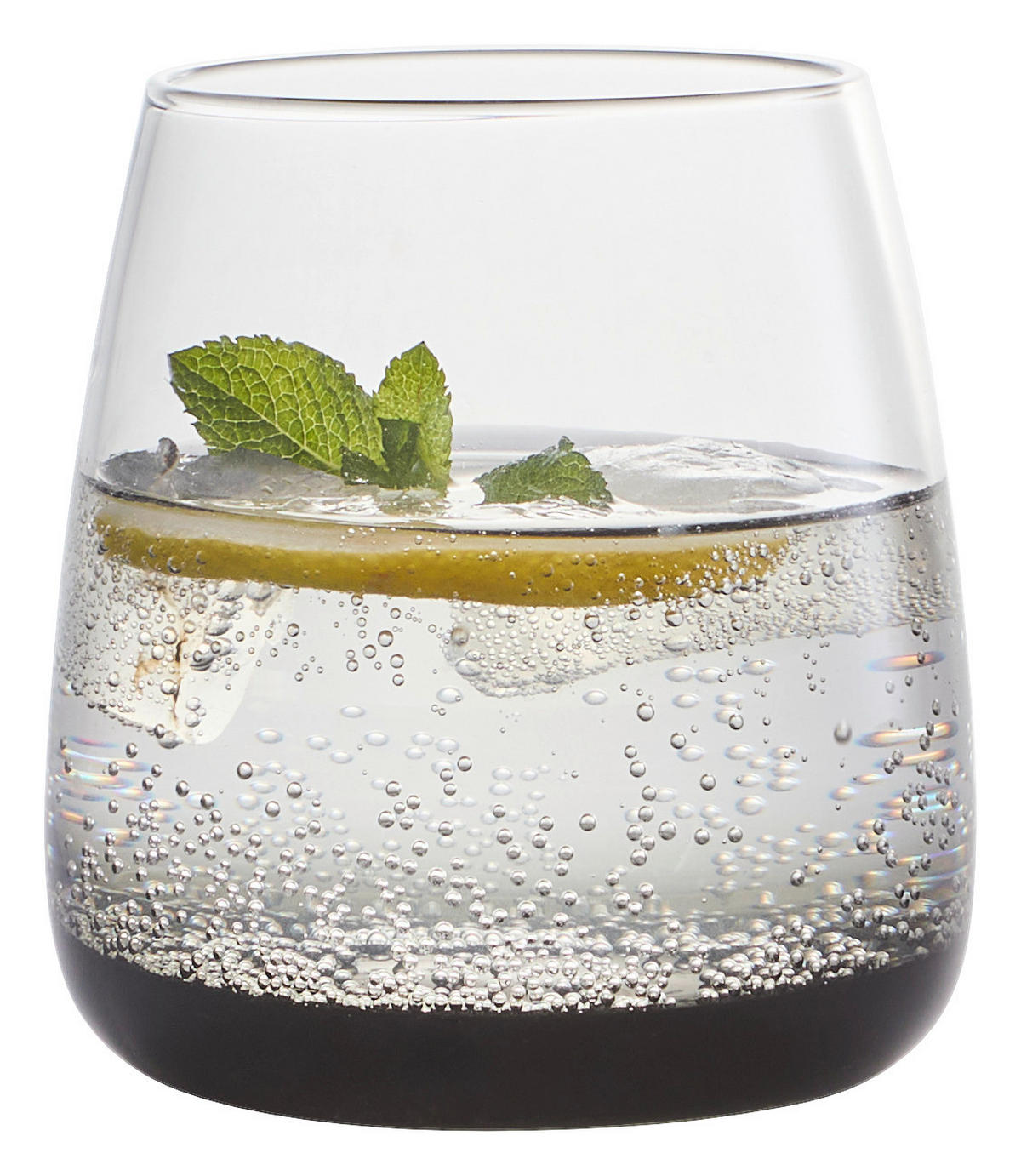 TRINKGLAS 330 ml  - Grau, Trend, Glas (8,8/9,7cm) - Novel