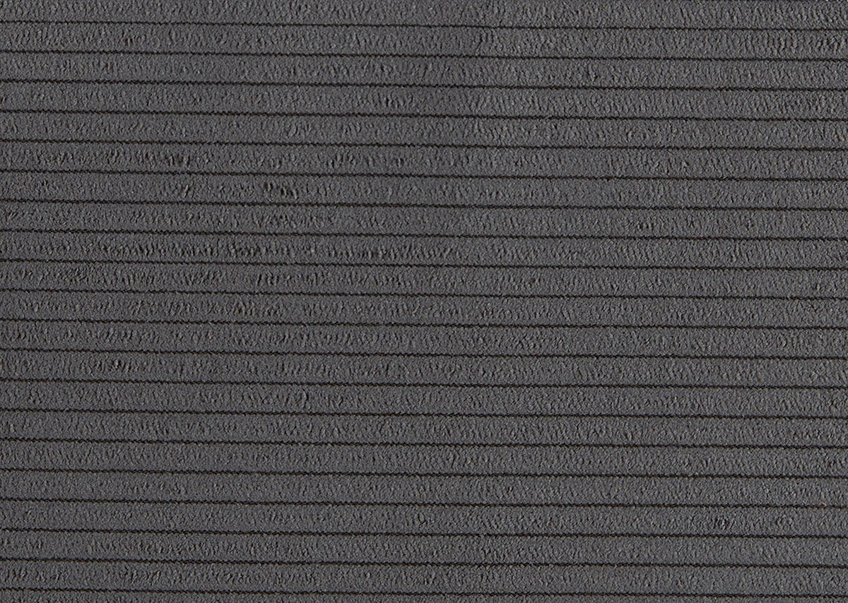 ECKSOFA Ottomane links, Eckteil  Mokka Feincord  - Schwarz/Mokka, Design, Holz/Textil (215/288cm) - Pure Home Lifestyle