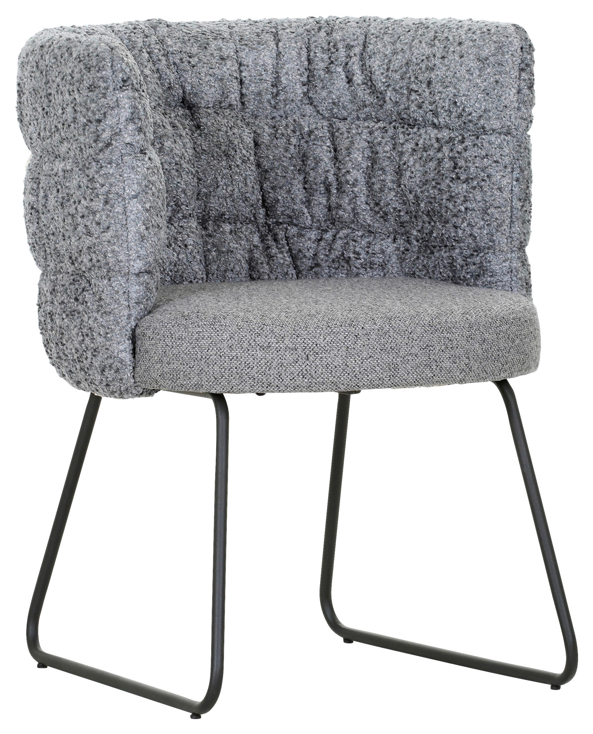 Novel Stuhl Grau, Schwarz, Greige 62x80x62 cm