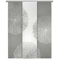 FLÄCHENVORHANG in Grau transparent  - Grau, Design, Textil (60/245cm) - Novel