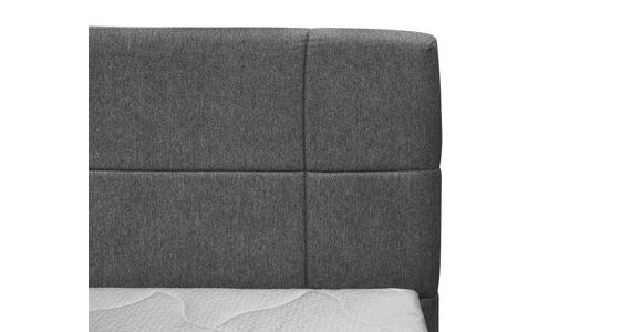 BOXSPRINGBETT 180/200 cm  in Anthrazit  - Anthrazit, KONVENTIONELL, Textil (180/200cm) - Carryhome