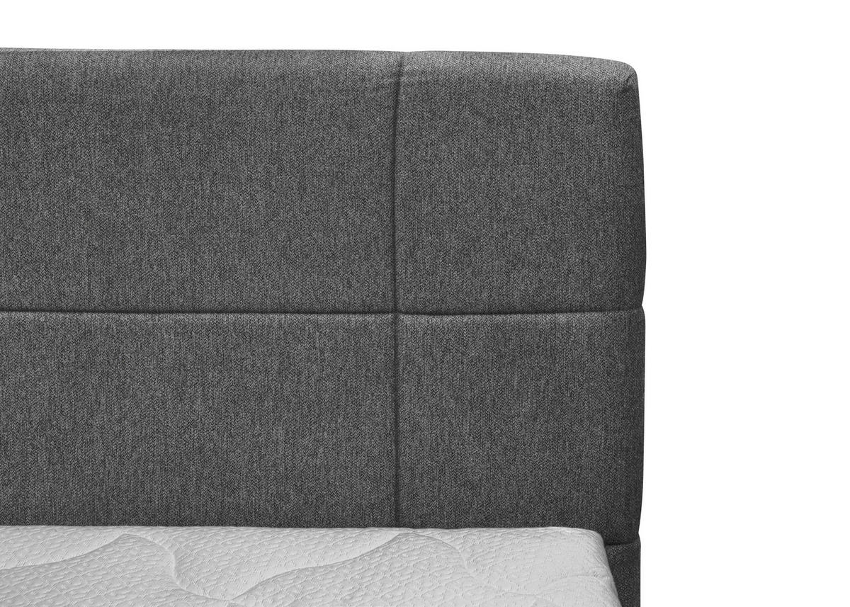 BOXSPRINGBETT 180/200 cm  in Anthrazit  - Anthrazit, Konventionell, Textil (180/200cm) - Carryhome