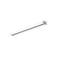 LED-WANDLEUCHTE LOOM 60/9/3 cm  - Chromfarben, KONVENTIONELL, Glas/Metall (60/9/3cm) - Helestra