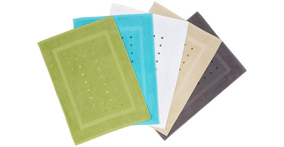 BADEMATTE Anthrazit 50/70 cm - Anthrazit, Design, Textil (50/70cm) - Esposa