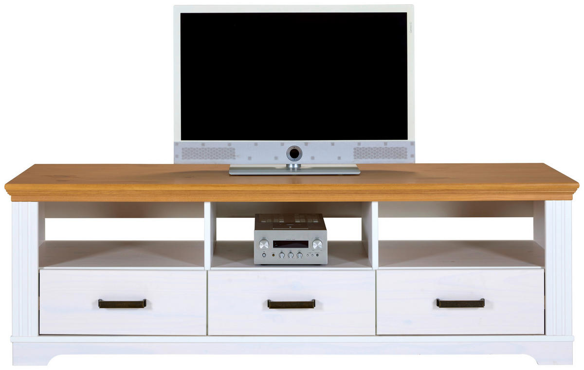 LOWBOARD 166/53/48 cm  - Eichefarben/Schwarz, MODERN, Holz/Metall (166/53/48cm) - Livetastic