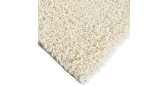 HANDWEBTEPPICH 70/130 cm Stralsund Creme rechteckig  - Creme, Natur, Textil (70/130cm) - Linea Natura