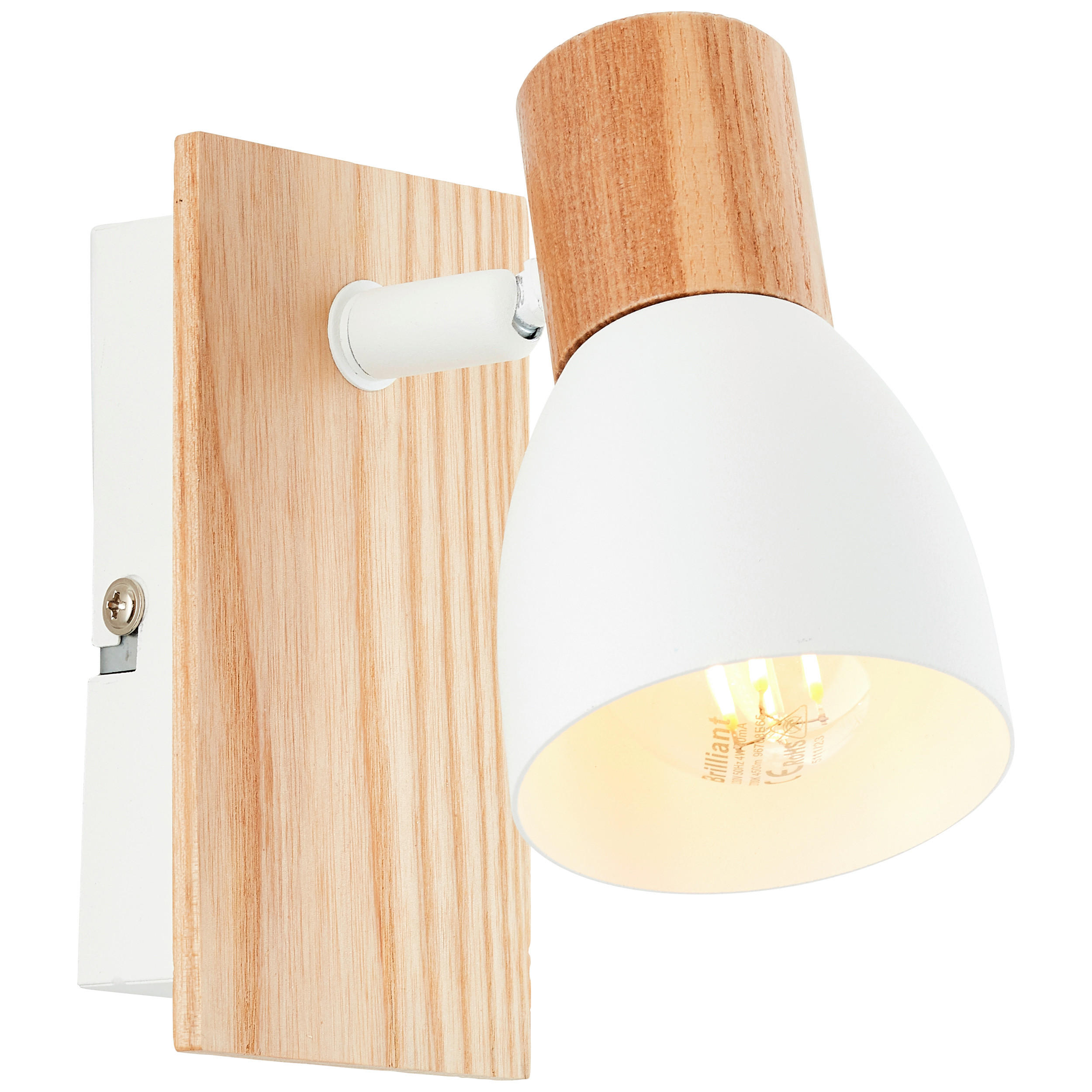 STRAHLER - Weiss/Naturfarben, Basics, Holz/Metall (7/14cm) - Brilliant