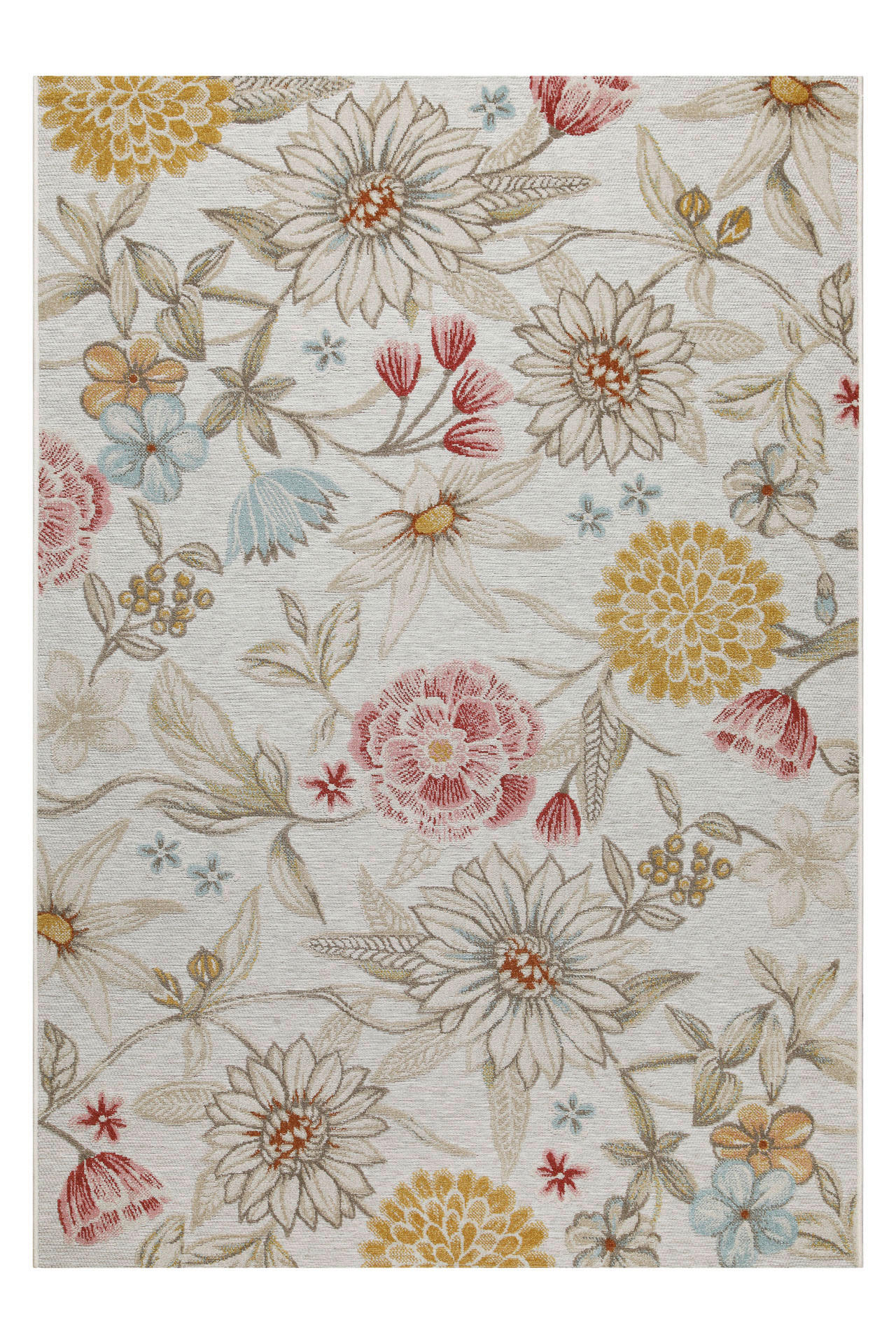 OUTDOORTEPPICH  für Terrasse und Balkon 300/400 cm Abloom Multicolor  - Multicolor, Design, Textil (300/400cm) - WECON HOME