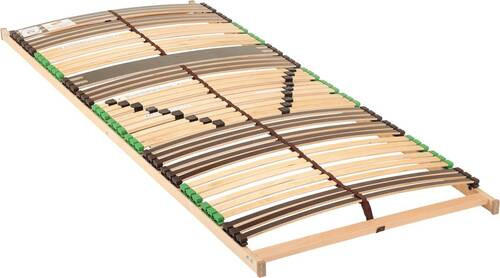 LATTENROST 80/200 cm Mittelzone verstellbar, Birke, Buche  - Naturfarben/Braun, Basics, Holz (80/200cm) - Bio:Vio