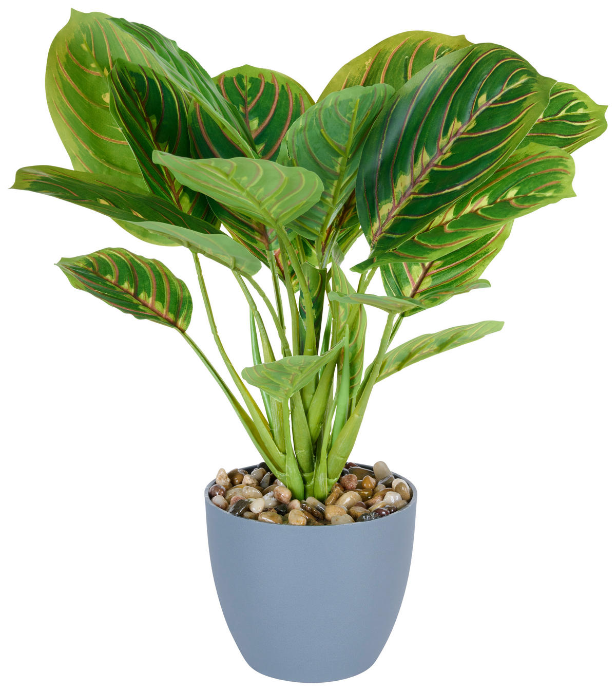 KUNSTPFLANZE Bonsai  - Dunkelgrau/Grün, Basics, Kunststoff/Stein (40cm) - Ambia Home