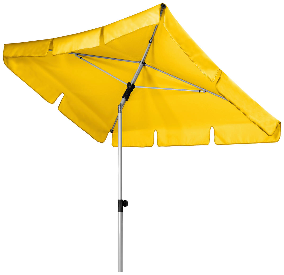 SLUNEČNÍK 120/180 cm - barvy stříbra/žlutá, Konvenční (120/180cm) - Ambia Garden