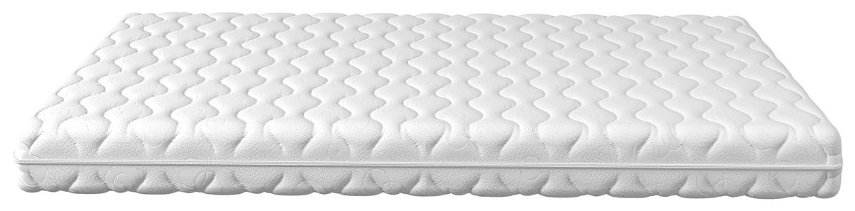 TASCHENFEDERKERNMATRATZE 140/200 cm Höhe ca. 17 cm 7 -Zonen - Weiß, Basics, Textil (140/200cm) - Xora